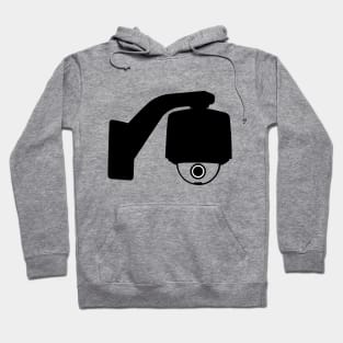 CCTV camera silhouette Hoodie